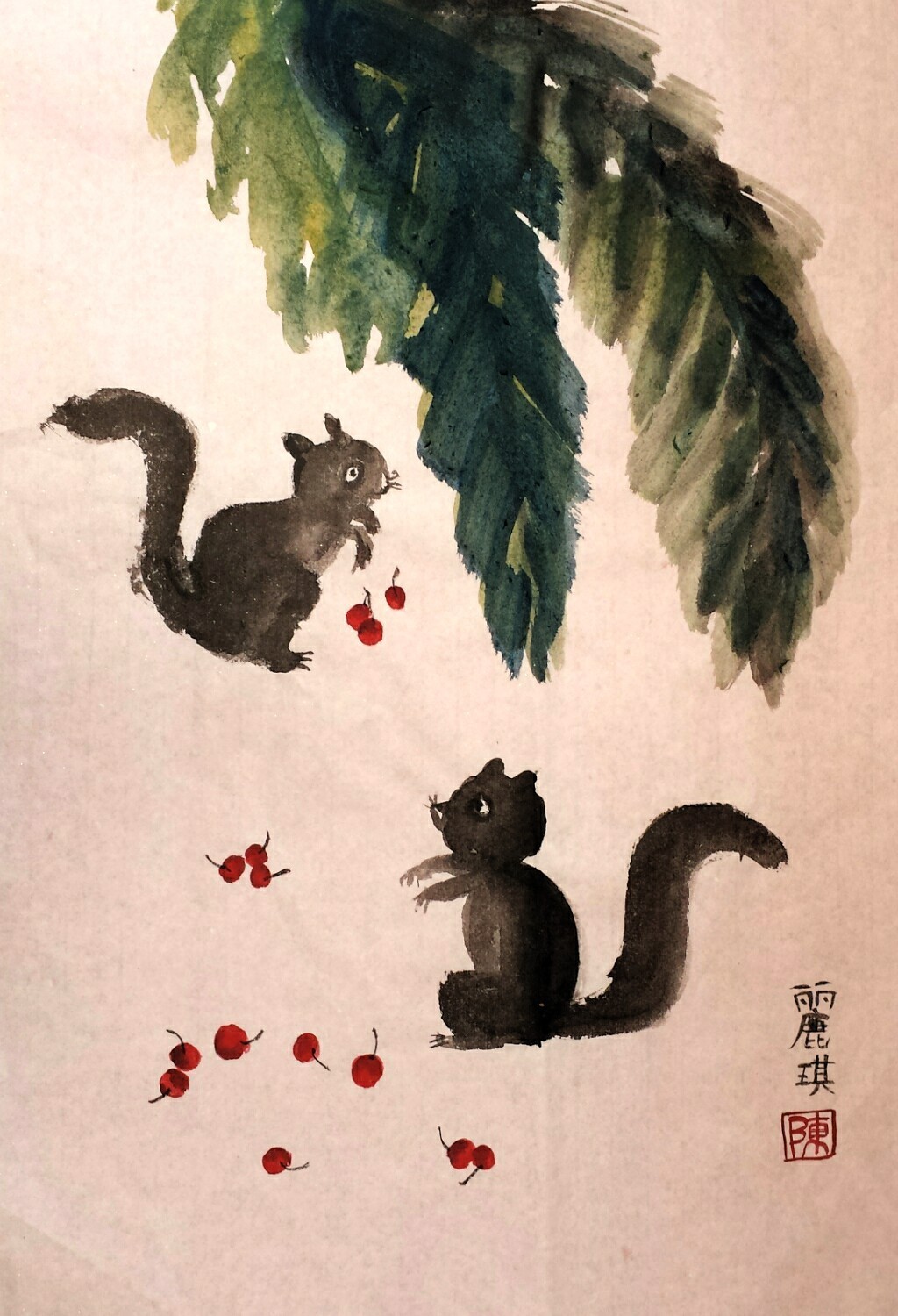 三毅_陳麗琪 第17屆芳草杯青少年書畫大賽國畫初小組 銀獎 * 1024 x 1500 * (293KB)